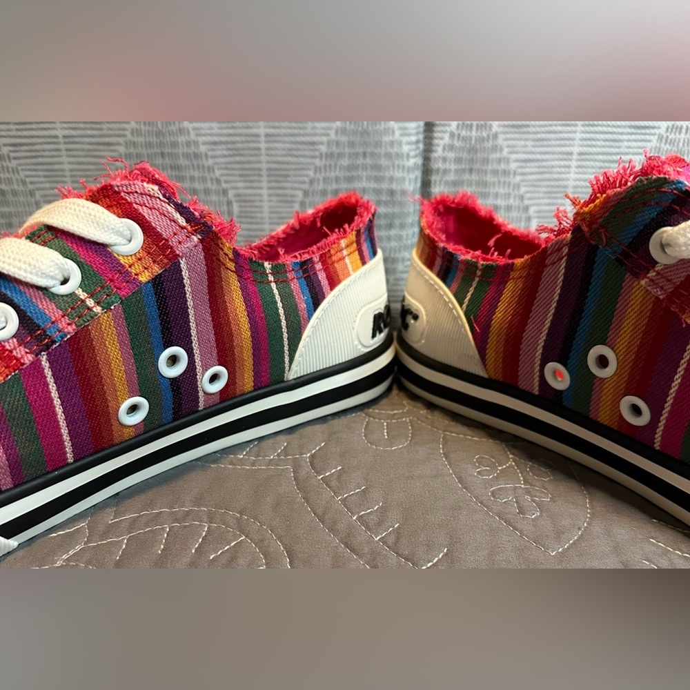 Rocket Dog Women’s Jazzin Stripe Sneakers NWT Size 8.5 - Picture 3 of 10
